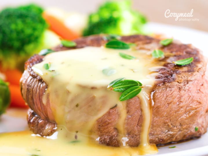 Steak with aioli