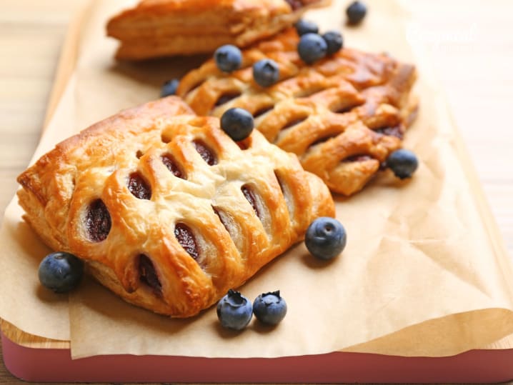Summer berry turnovers