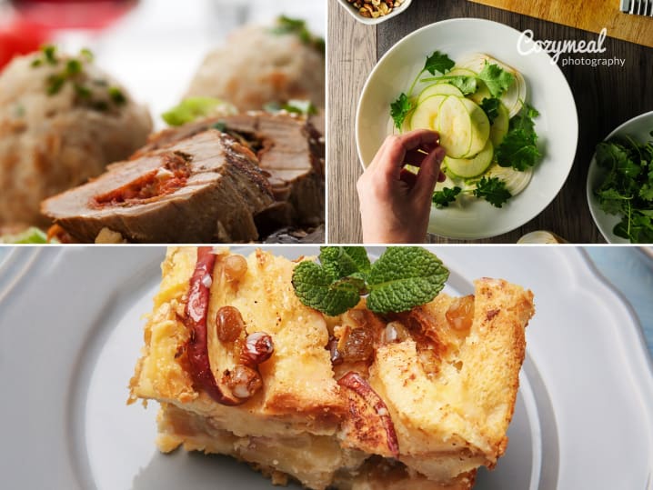 The Winter Harvest Table menu collage