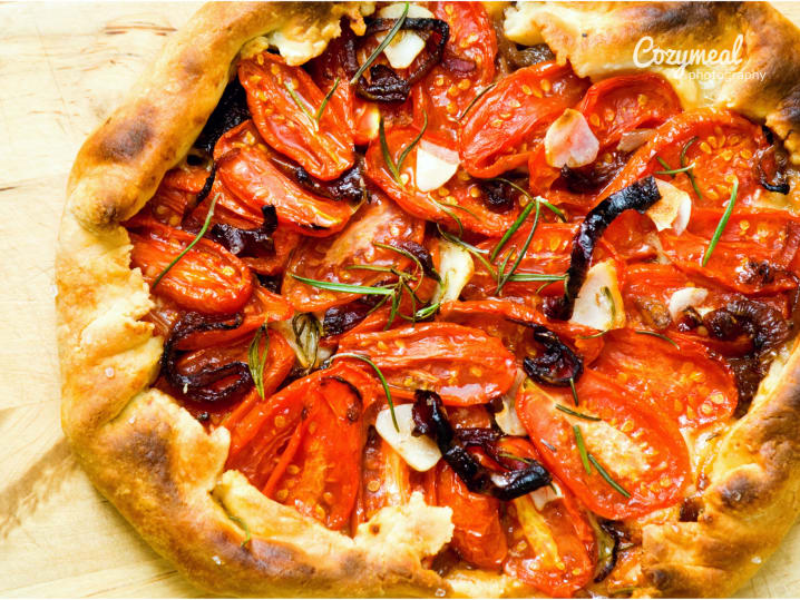 Tomato and Caramelized Onion Galette