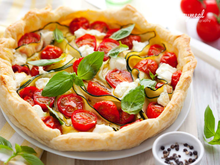 Tomato and Goat Cheese Tart