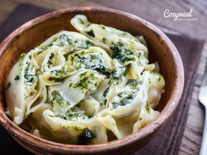 Tortellini with Pesto Sauce