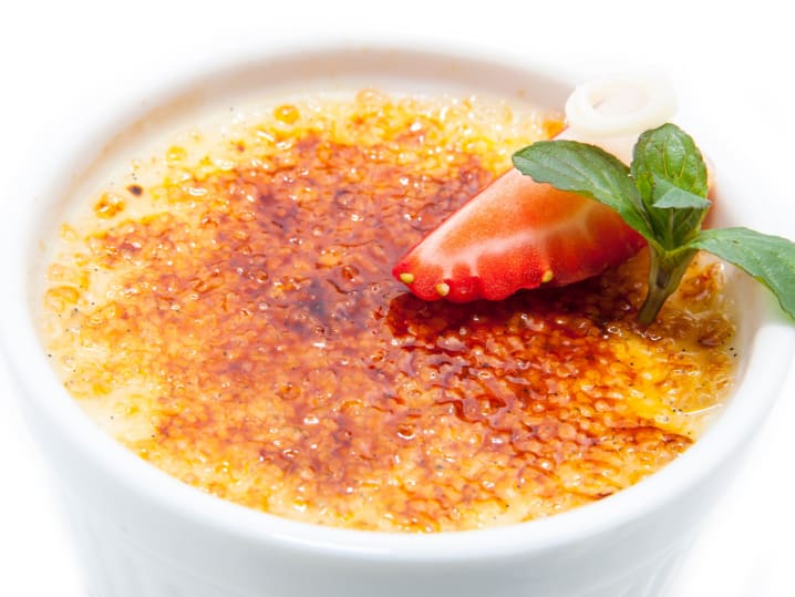 Vanilla creme brulee