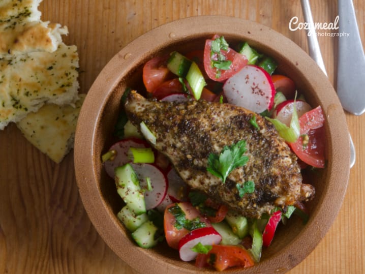 Za'atar Crusted Halibut