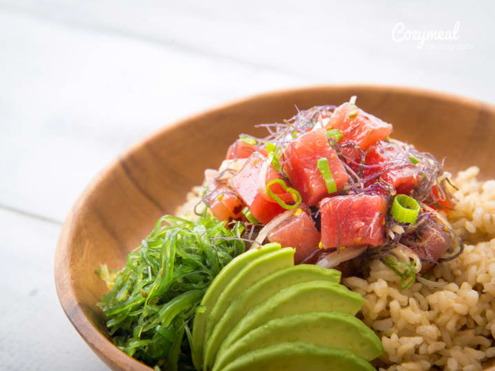 ahi tuna poke bowl