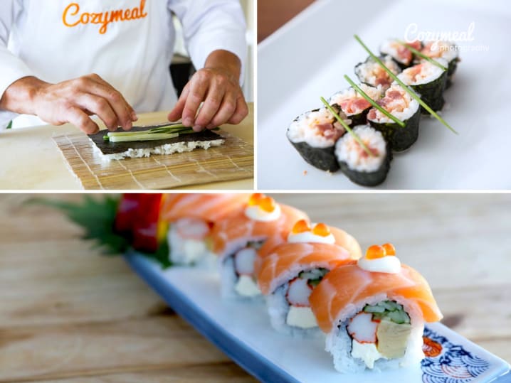 Golden Avocado Sushi Roll + Creative Vegan Sushi 101 