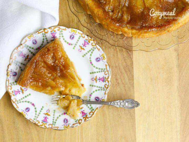 apricot custard tart