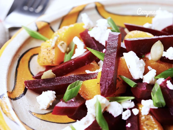 beet salad with ricotta