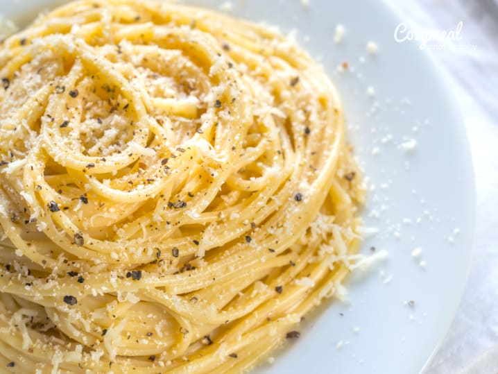 bigoli cacio e pepe