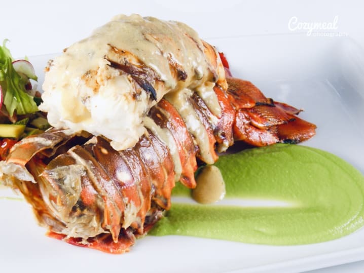 broiled lobster tail