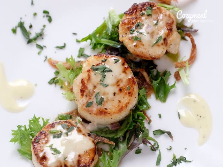 brown butter scallops