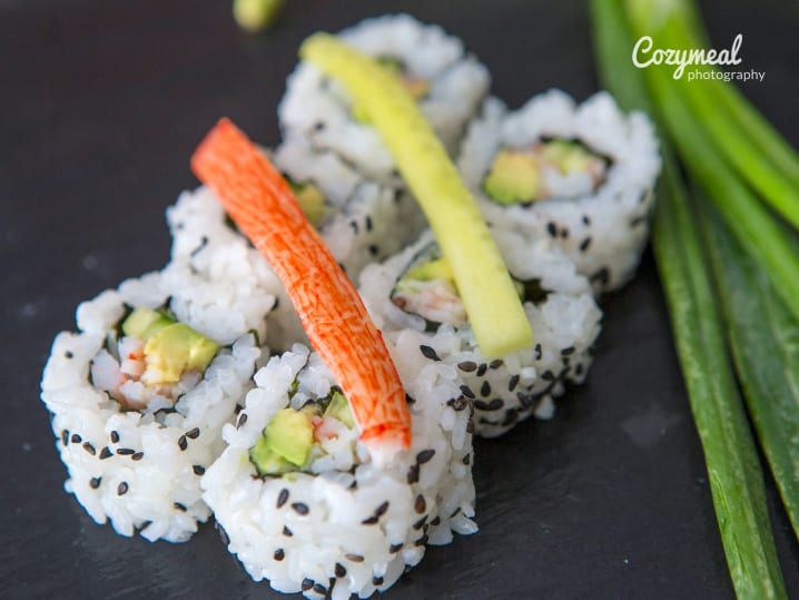 california sushi rolls