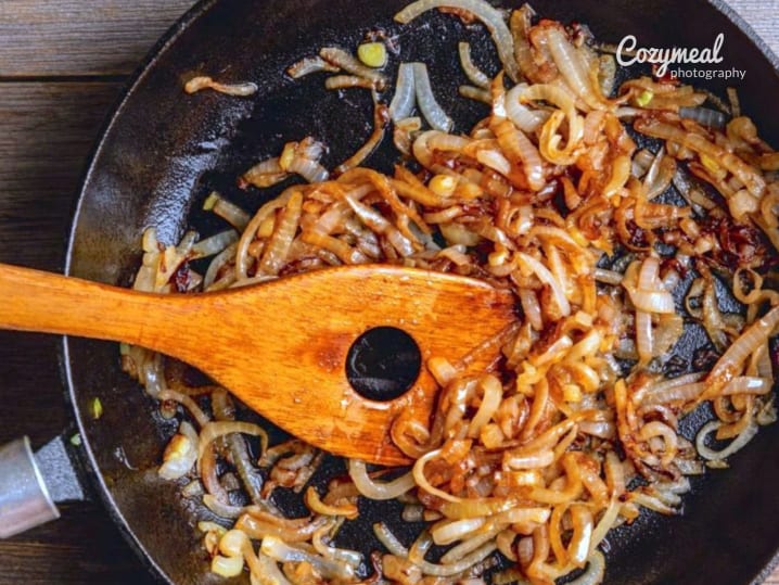 caramelizing onions