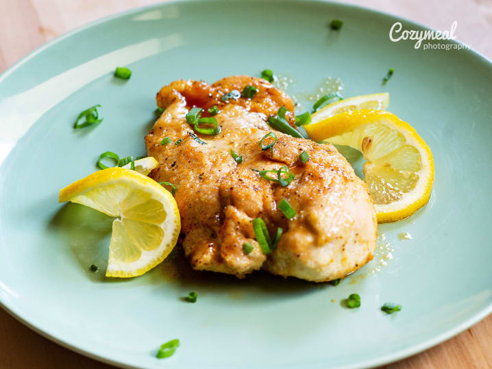 chicken breast with shallots and butter