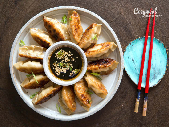 chicken gyoza