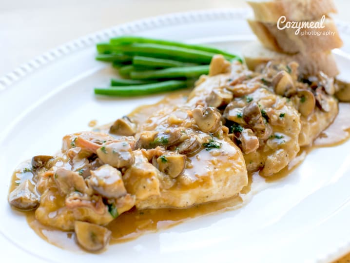 chicken marsala with mushroom sauce