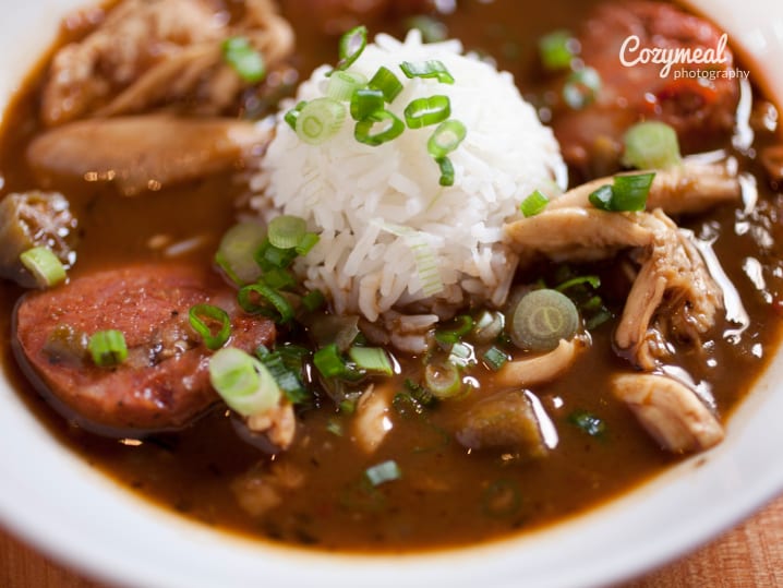 chicken sausage gumbo