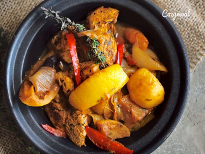 chicken tagine with preserved lemons