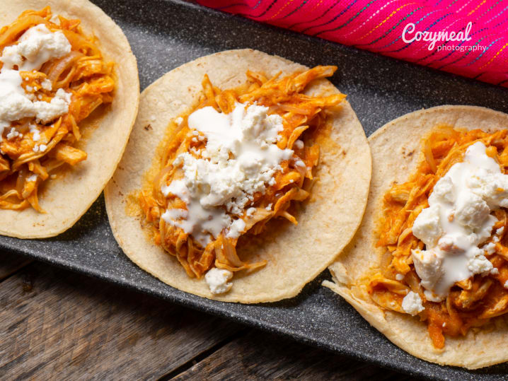 chicken tinga tacos