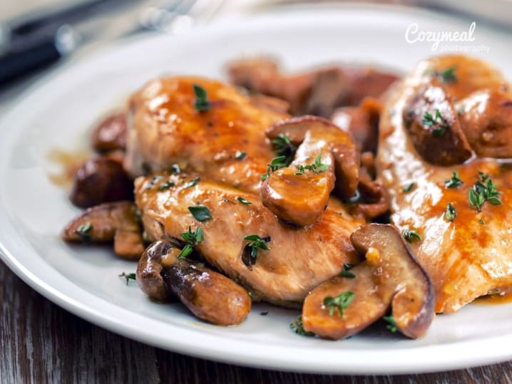 chicken with mushrooms