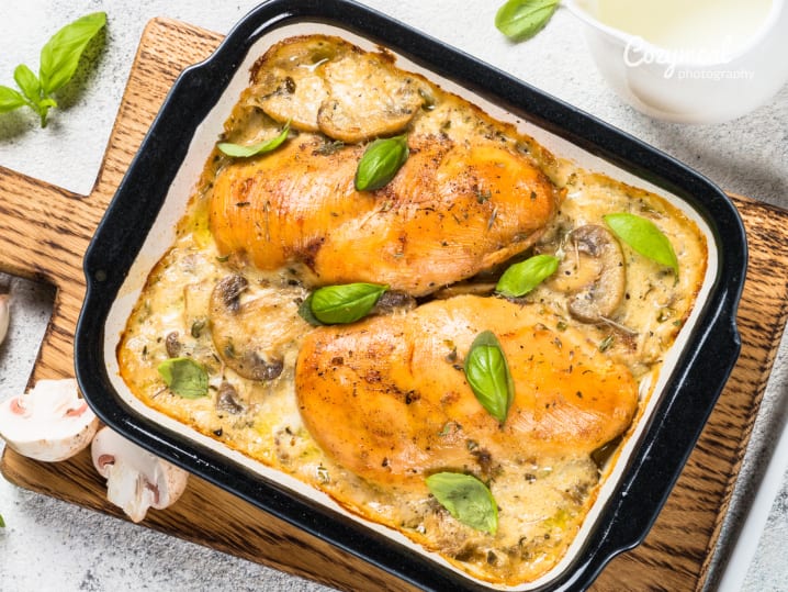 chicken with pan sauce