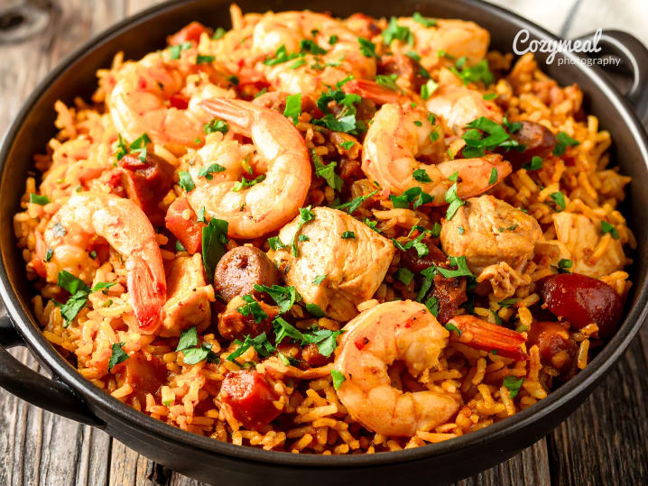 chicken chorizo paella