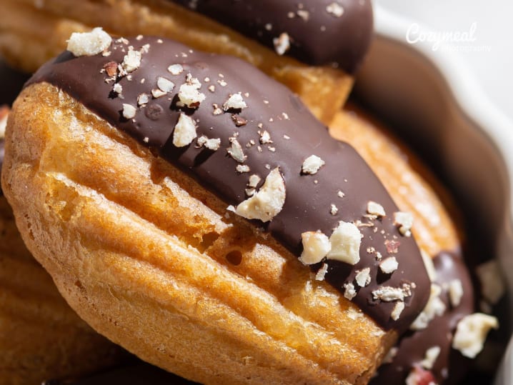 chocolate dipped Madeleines