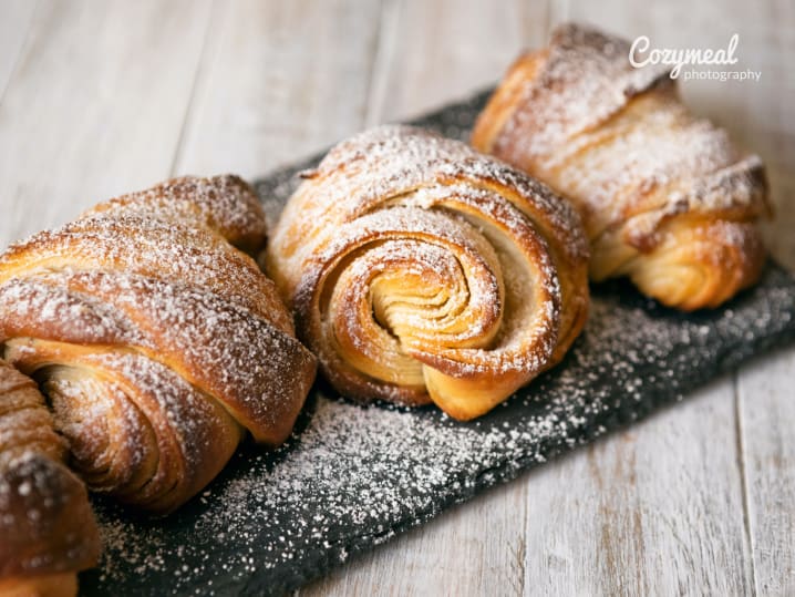 classic french croissants