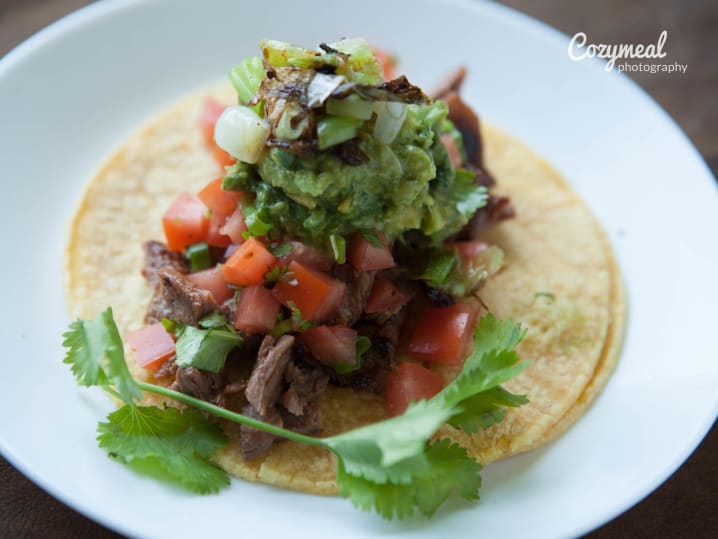 Carne asado tacos