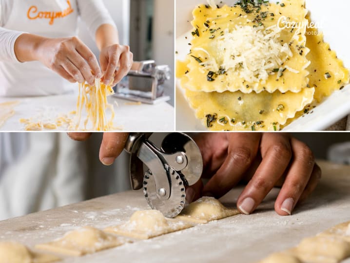Make Ravioli & Fettuccine With Chef Amerilis