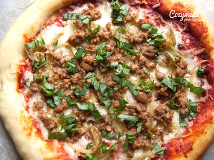 sausage pizza