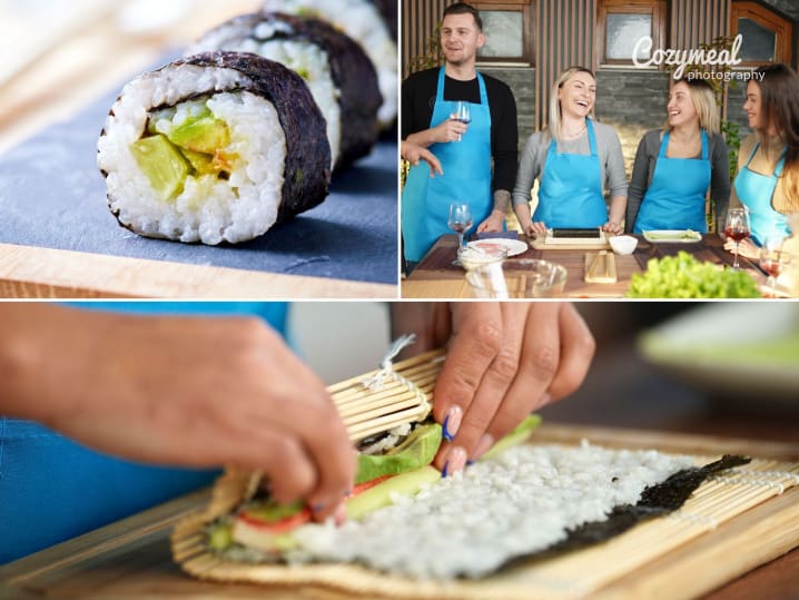 Cooking Class - Handmade Sushi Rolls: Sushi making