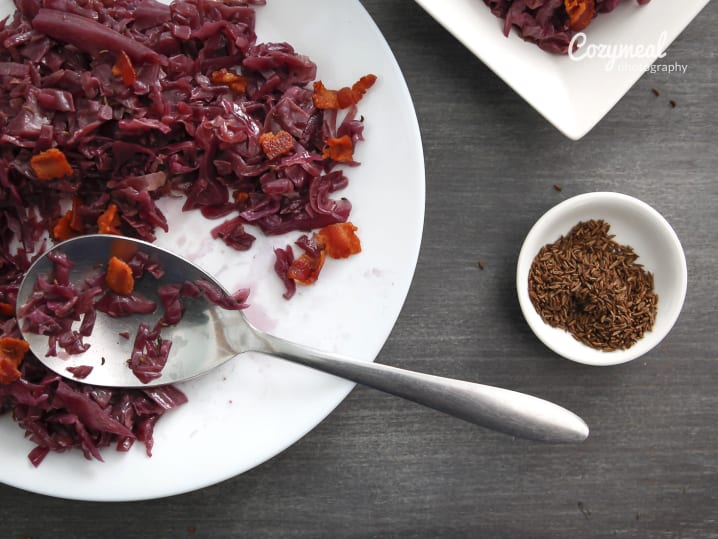 cider braised cabbage