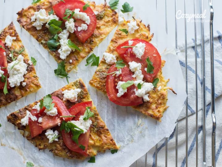 Chili Roasted Tomato Potato Tart