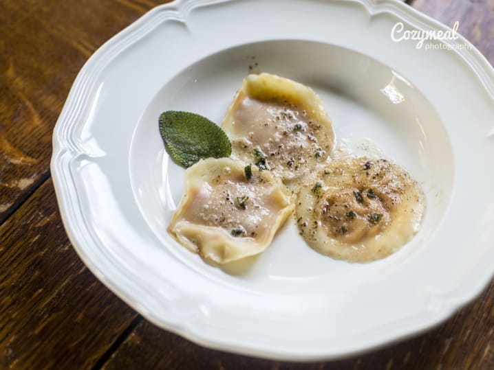 pumpkin ravioli