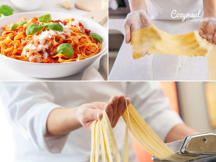 Pasta cooking class