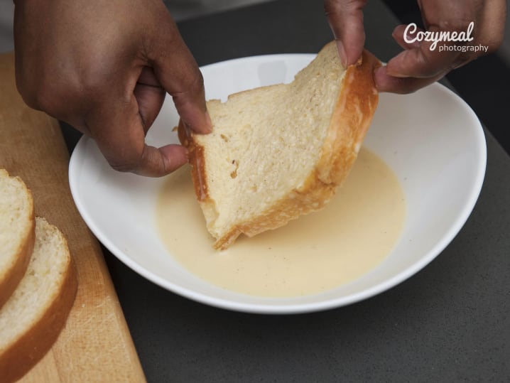 making french toast