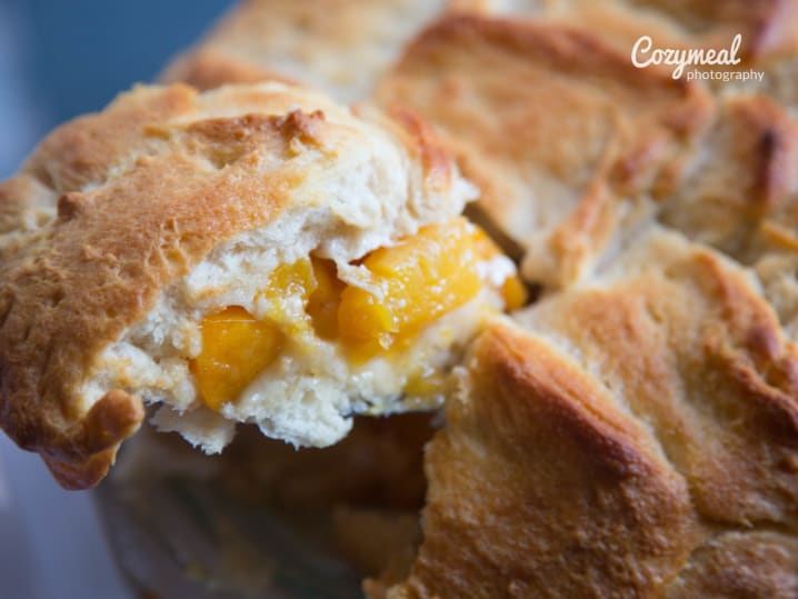 Peach Cobbler Pie