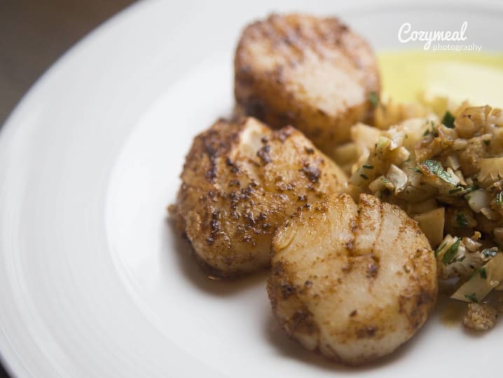 seared scallops