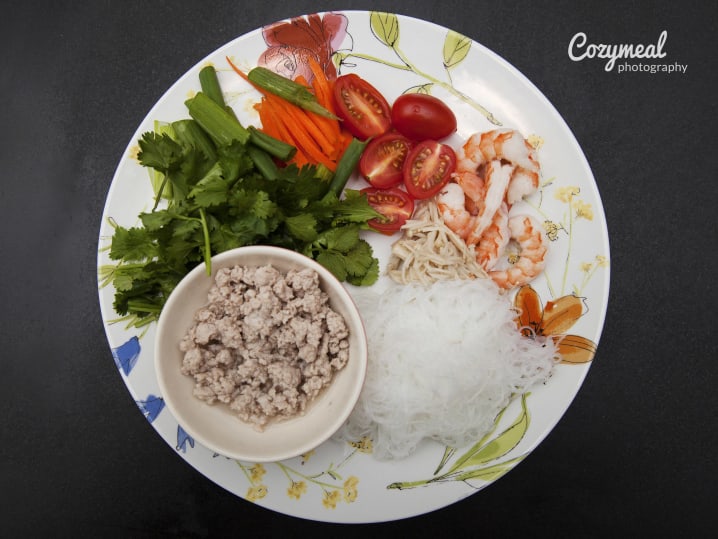 Yum Woon Sen ingredients
