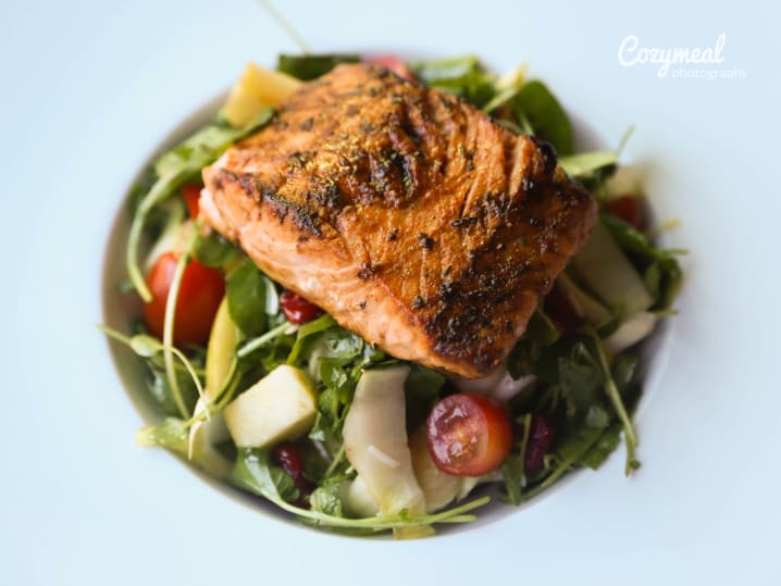 salmon dish 