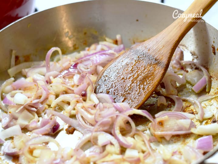 cooking shallots