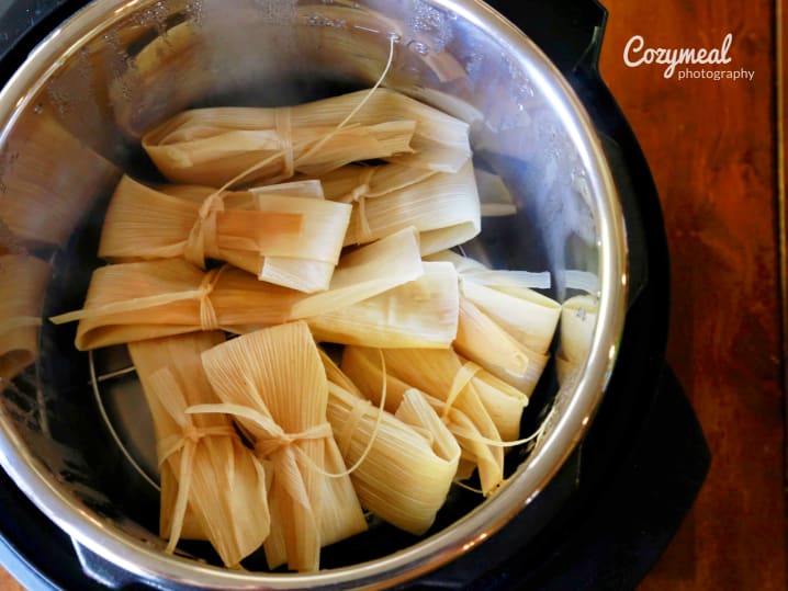 cooking tamales