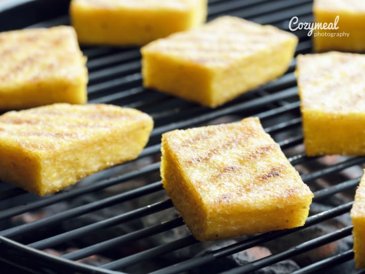 grilled polenta bites