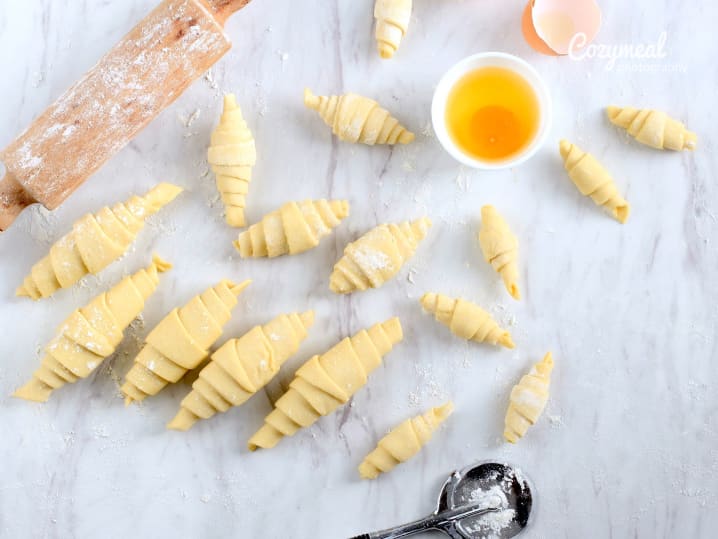 croissants ready to bake