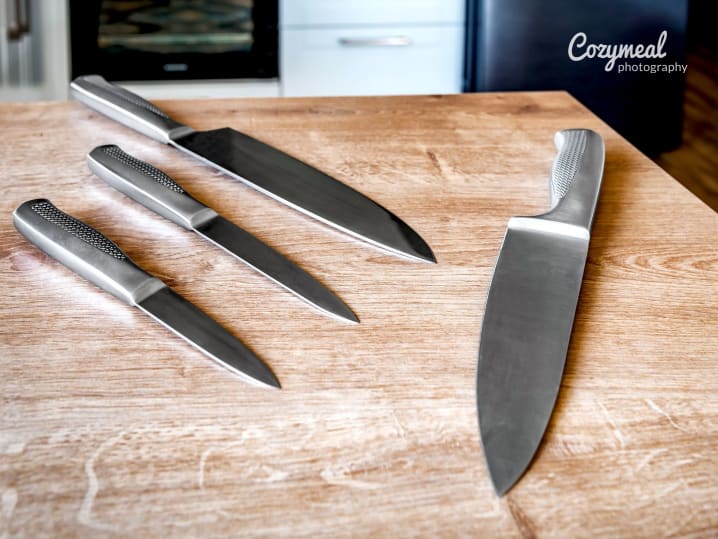 different kitchen knives