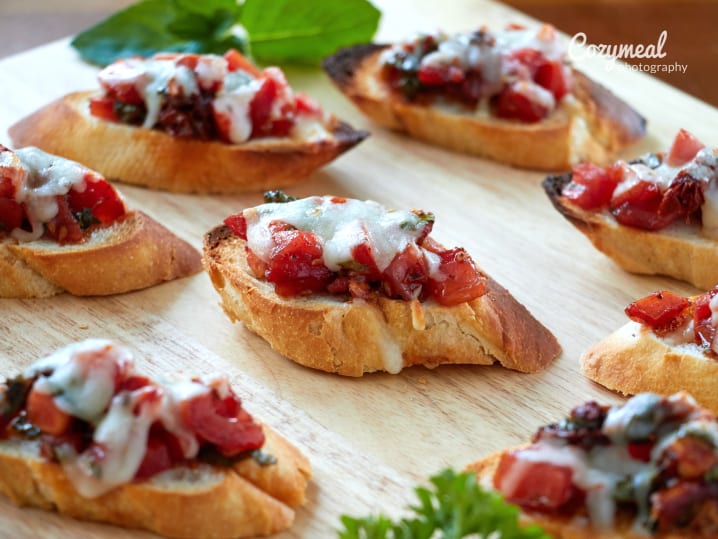 double tomato bruschetta