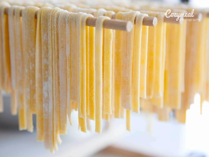 drying pasta