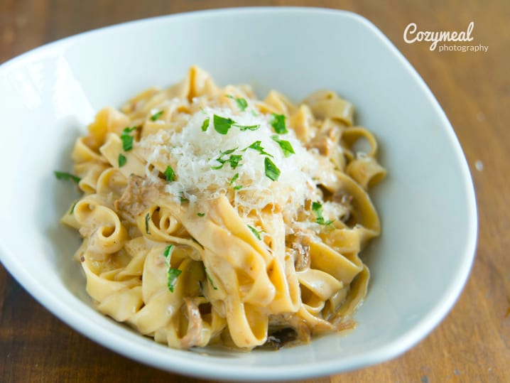 fettuccine alfredo with chicken