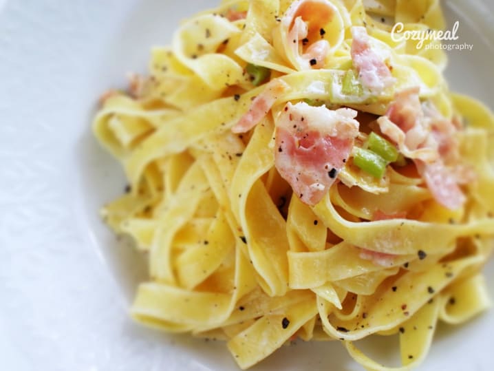 fettuccine carbonara